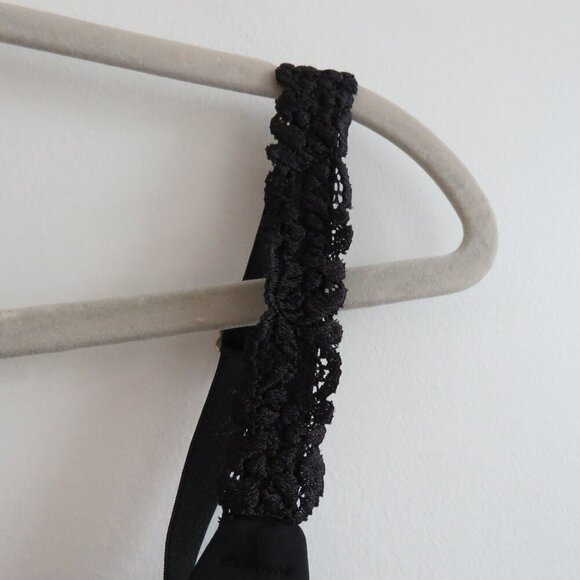 NATORI Body Double Lace Trim Contour Underwire Bra in Black - Size 38DD - Picture 4 of 11